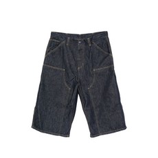 칼하트윕 더블 니 롱 데님 쇼츠