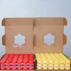 【開發票/統編】佛酥油燈 4小時 佛燈 蠟燭 家用108顆 無煙無味 佛前燈 長明燈 蠟燭 環保蠟安全防傾倒 穩定不滴油teddy6, 108粒紅色/盒（超商只能下三個）, 1個