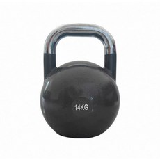 도색 아연 도금 강철 케틀벨 헬스기구 피트니스 중량 트레이닝 홈트용, 1개, 6kg, 6_블랙 6kg
