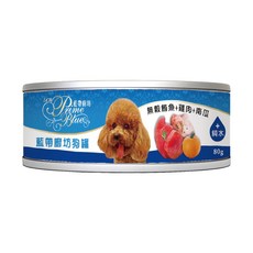 LBC 藍帶廚坊 80g 無穀 鮮肉湯罐 副食罐 貓罐頭 狗罐頭, 1個, (狗)鮪魚+雞肉+南瓜80g