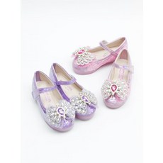 여아 보석 나비 LED 구두 120581