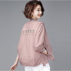 jencool 春夏秋女款防紫外線圓領長袖防風夾克外套 Z107