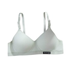 薄款學生內衣:聚攏防下垂上托舒適無鋼圈發育期少女內衣 收副乳棉質胸罩