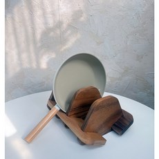 원목 후라이팬 수납 정리대 거치대 냄비꽂이 정리용품, 1개, 우드, 3단