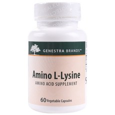 GENESTRA BRANDS 氨基L-賴氨酸植物膠囊, 1個, 60 件