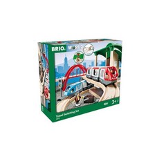 BRIO 브리오 WORLD 트래블 레일 세트 총 42피스 대상 연령 3세 전동차량 전동차 장난감 목제 레일 33512, 1개, 상세페이지 참조