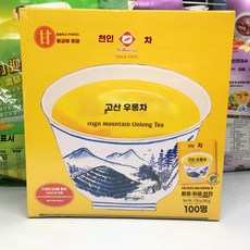 텐런차 고산 우롱차 200g 소형 티백 100개입, 1개