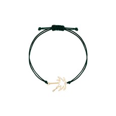 이본레옹 9K 옐로 골드 다이아몬드 브레이슬릿