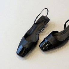 투니스 여성 스퀘어 로우힐 샌들 3cm
