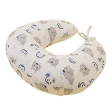 UniBABE優貝比哺乳三用U型枕超細纖維款(草泥馬/刺蝟/雪地), 雪地