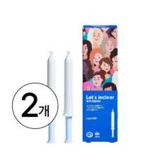 인클리어 렛츠 여성청결제, 6.8g, 2개