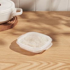 米飯分裝保鮮盒 可微波加熱, 容量：340ml 約可裝150g米飯, 1套