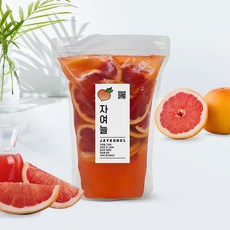 자여늘 자몽청(슬라이스) 2kg 자일로스, 1개, 1개입