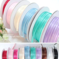 RIBBON MUSEUM 雙面素面特多龍緞帶 3mm, 1個, TD-03-PT056-10 (黑)