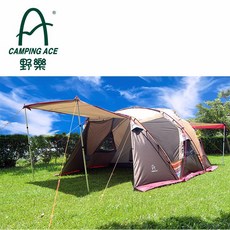伊凱文戶外 野樂 童話世界豪華家庭帳 一廳一房 長540x寬330x高205cm CampingAce, 4~5人