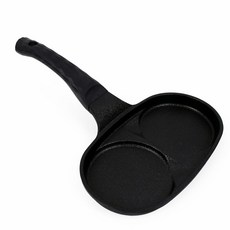 모아 IH 2구 에그팬 인덕션 호떡 핫케이크 계란후라이, 1개