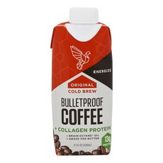 Bulletproof 冷萃咖啡 原味+膠原蛋白, 330ml, 1個