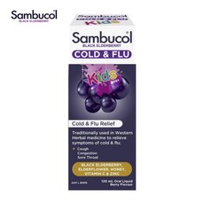 삼부콜 키즈 블랙엘더베리 콜드앤플루 리퀴드 120ml, 단품, 1개