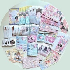 臺灣出貨-時代少年飯製混閤明信片貼紙漫改隨心配宋亞軒應援, 1個, 時代少年飯制混合明信片貼紙漫改隨心配宋亞