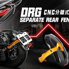 GOWORKS DRG土除DRG2代 DRG 曼巴MMBCU碳纖維土除 擋泥板 後土除 分離式後土除, 1個, 消光鍛造紋/金色,金色