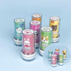 아이비스 애니멀프렌즈 만년타입 칭찬도장 랜덤 유아 동기부여 과제 수업 아동, 랜덤 1개