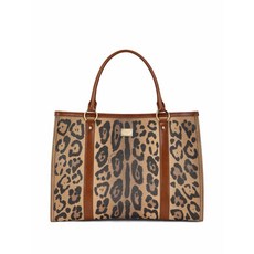 돌체앤가바나 레오파드 프린트 토트 백