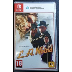 全新 NS Switch 黑色洛城 英文版 L.A.Noire, 美版