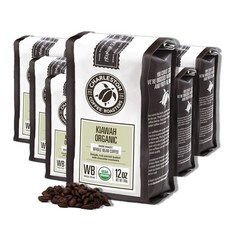 Charleston Coffee Roasters 원두 홀빈 찰스턴 커피 로스터스 스페셜티 손으로 선택한 프리미엄 슬로우 로스트 키아와 다크 12온스 6개 묶음, 홀빈(분쇄안함)