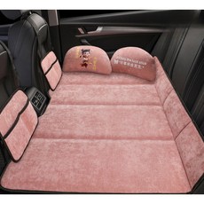 자동차 뒷좌석 매트 접이식 침대 용품, 블랙 MPV 3번좌석 118x75CM 천근