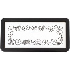 미도리 스탬프 하프 고양이 35504006, 꽃무늬