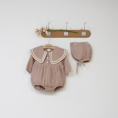 [오래] 아리아 set 2colors 신생아 실내복 출산선물 100일옷 돌옷