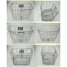 라비토 접이식 자전거 스테인레스 앞 스틸 바구니 알루미늄 산악, V형 사각형 입구 커버 없음