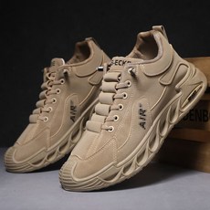 ROYALBELLE 남성 두꺼운 밑창 키높이 운동화 방지 미끄럼 캐주얼 슬립온 출근 작업용 편안한 착용감 안전화 A0091603