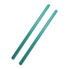 2개입 요가 스틱 피트니스 홈짐 밸런스 및 유연성 운동용 견고한 운동 스틱, 스테인리스 스틸, 파란색 60cm
