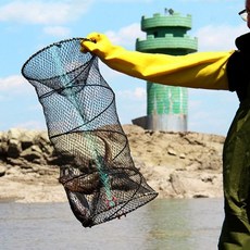 민물 통발 어망 바다 낚시 그물 원형 게 투망 민물고기, 1-통발-대형