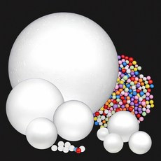 발포 스티로폼 알갱이 포장용 공포 포장재 아이템 충전 재 보온 완충제 경량 포장 방음, 발포입자-흰색 1-2mm