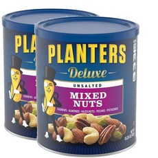 플랜터스 디럭스 언솔티드 믹스 넛 견과류 432g 2개