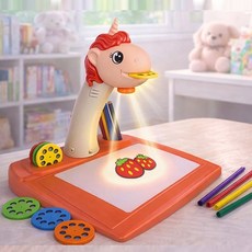 KC인증 매직라이트 유니콘 아트보드 그림판 미술놀이 빔프로젝터, 1개