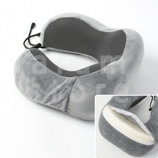 스토아지엔 여행목쿠션 휴대용 여행용 장거리 사무실 목베개 비행기목쿠션 (G) 기내목베개, 1개, 그레이