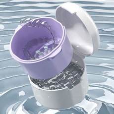 위생 틀니 통 유지 장치 세척 교정기 케이스 교정 틀리 치아 보관 보관함 세정 이빨 의치 휴대용 수납함 1(개) 4969 PCS