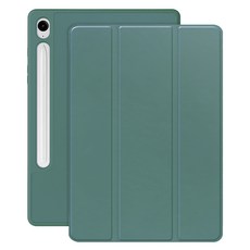 갤럭시탭 S10 FE 10.9 호환 S펜수납 스마트 북커버 S펜수납 케이스, 아보카도, 1개