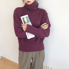 myseason 女款高領針織衫