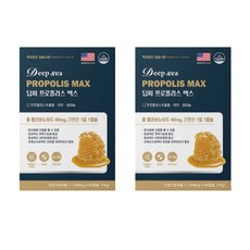 딥씨 프로폴리스 플라보노이드 40mg 60캡슐 x 2개 플라보니드 항산화영양제 PROPOLIS, 60