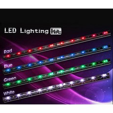 小白的生活工場*XIGMATEK (XI-RAY)高亮度LED燈條 SATA介面供電 隨插即用, 綠燈