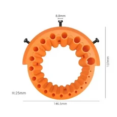 118도 각도 그라인더 드릴 비트 샤프너 파워 연마 (2-13mm 전동 부품, 02 브라운
