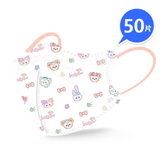 兒童專用口罩 韓版蝶型 KN95高端防護 過濾98% 獨立包裝 4D立體口罩 4-13歲可愛小孩大童口罩, 1套, 【兒童蝶型】貝爾合集 獨立包裝, 50個裝