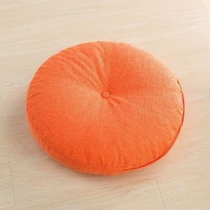 해피유통 원형 두꺼운 린넨 방석 사계절 편안한 쿠션 내구성 높음 통기성 좋음, 직경 45cm, 두께 15cm, 11