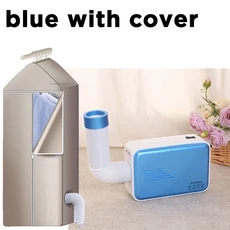 휴대용 건조기 마이크로 가정용 드라이어 신발 이불 블로워 의류 멀티기능, EU, GY01-Blue Cover, 상세설명참조