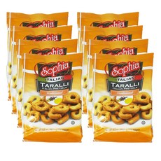 Sophia Taralli Italian Pretzels - Traditional Extra Virgin 8.8oz (8-pack) | Rustic Italian Bakery Sn, 1개, 249g
