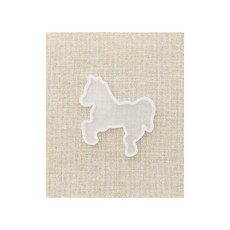 퀼트스타 [레진아트] 기요하라 실리콘 모티브 몰드_말 RSF-10, 반투명, 1개